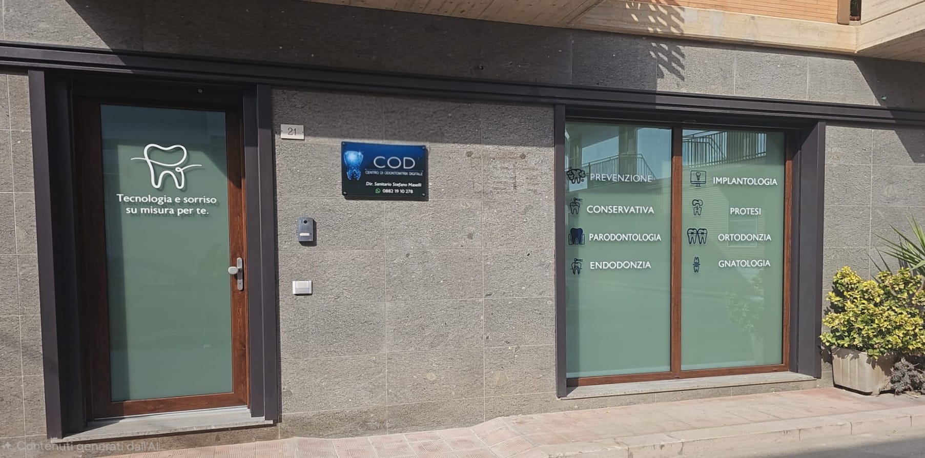 Facciata esterna COD — Via Raffaele Centonza 21, Lesina
